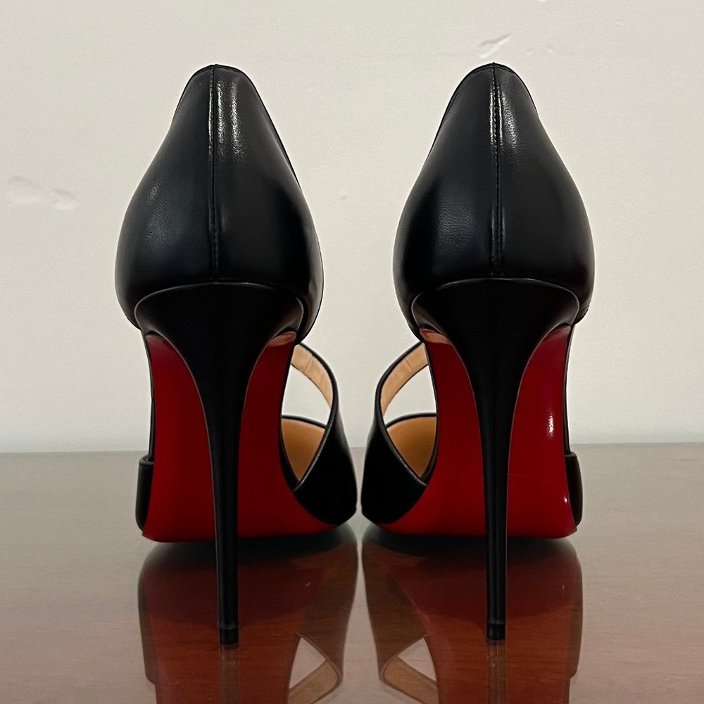 NIB Christian Louboutin Catchy One 100 Nappa Shiny Heels - Picture 9 of 15
